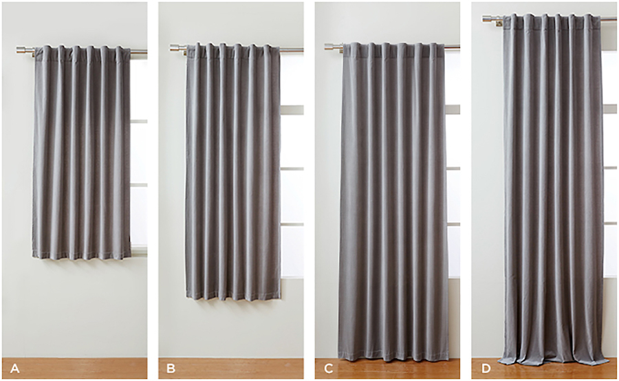 What size curtains are best?
